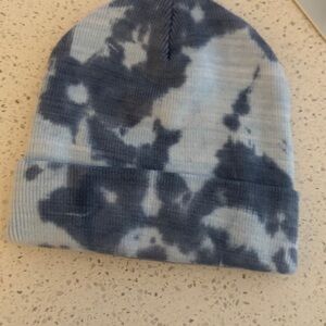 NWOT Blue Tie-Dye Beanie